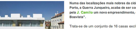 J. Camilo conclui “Living Boavista” | casa.sapo.pt